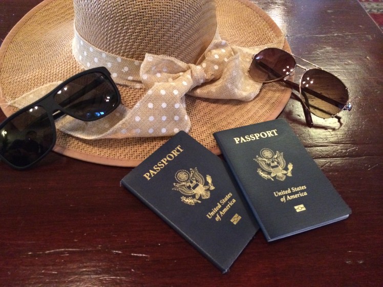 Passports: check! Sunglasses: check!