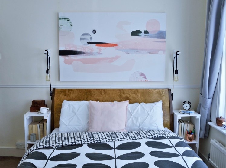 Bedroom Update with Photowall Canvas & Orla Kiely Duvet