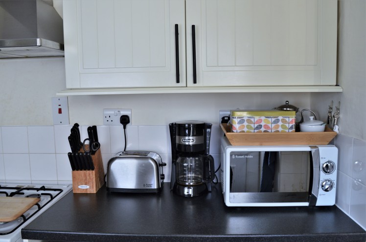 Tiny Kitchen Renter-Friendly Makeover Counter Everyday